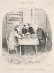 Parisiens qui ne seront jamais ... sous la surveillance ... de Honoré Daumier