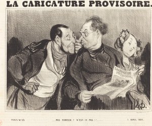 ¿No es famoso? ¡¿Verdad?!... de Honoré Daumier