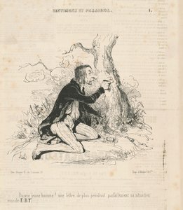 ¡Pobre joven! de Honoré Daumier
