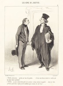 Perdido, señor... perdido en todos los puntos... de Honoré Daumier