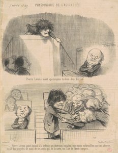 Pierre Leroux Osant apostrophe ... de Honoré Daumier