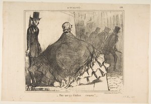 Plus que ça dballon...excusez!, de Actualités, publicado en Le Charivari, junio 13, 1855