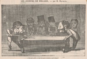 ¡Más que un punto! ... ¡Sin suerte! de Honoré Daumier