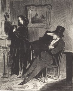 Más a menudo que te llevaré... al baile... de Honoré Daumier