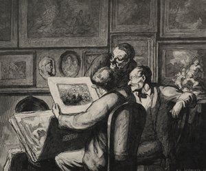 Entusiastas de la impresión de Honoré Daumier