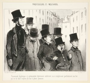 paseo marítimo de Honoré Daumier