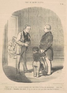 En cuanto a mí, me inclino a emplear ... la fuerza del razonamiento de Honoré Daumier