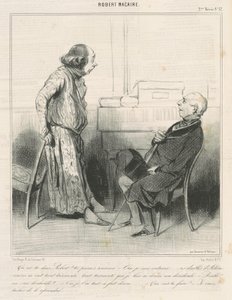 ¿Qué tienes, Robert? ... de Honoré Daumier
