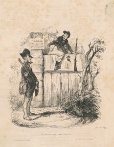 ¿Qué haces ahí...? de Honoré Daumier