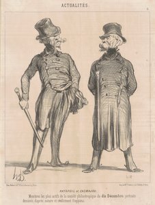Ratapoil y Casmajou de Honoré Daumier