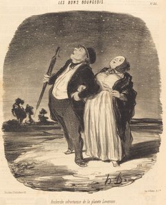 Búsqueda Infructuosa del Planeta Leverrier de Honoré Daumier