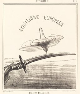 Renovado de los japoneses de Honoré Daumier