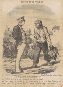 Restaurador en el Bosque de Boulogne de Honoré Daumier