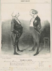 Ajuste de cuentas de Honoré Daumier