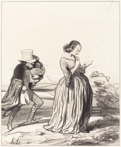 ¡Saperlotte!... que me gustaría... que mi esposa haya terminado... de Honoré Daumier