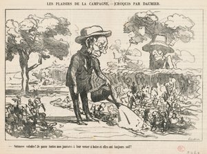 Malditas ensaladas ... de Honoré Daumier
