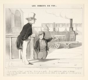 ¿Si mi máquina es buena? de Honoré Daumier