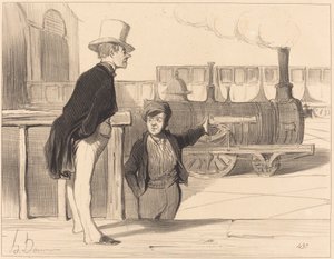 ¿Si mi máquina es buena? creo que sí... de Honoré Daumier