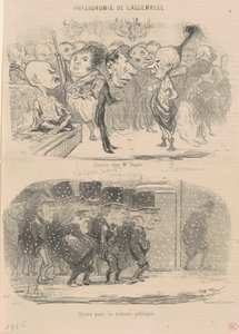 Velada en casa del Sr. Dupin de Honoré Daumier