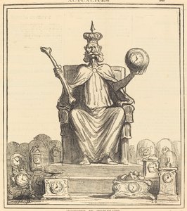Sucesor de Carlomagno de Honoré Daumier
