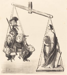Sufragio universal de Honoré Daumier