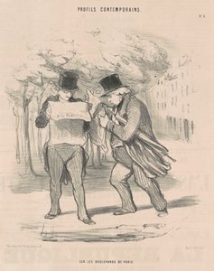 En los bulevares de París de Honoré Daumier