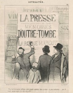 Te equivocas al querer mostrar este... anuncio... de Honoré Daumier