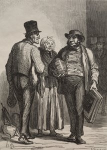 La sala de subastas: Los comerciantes de Honoré Daumier