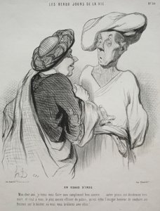 Los hermosos días de la vida, lámina 30: Una costumbre india, 1844