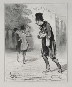 El coleccionista de colillas de cigarros de Honoré Daumier