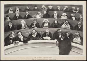 El vientre legislativo, 1834 de Honoré Daumier