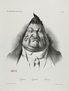 El Pasado, el Presente, el Futuro, placa 349, 1834 de Honoré Daumier