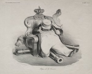 El reposo de Francia de Honoré Daumier