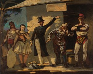 Los Saltimbanquis de Honoré Daumier