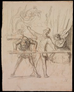El Espectáculo Secundario de Honoré Daumier