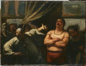El hombre fuerte de Honoré Daumier