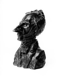 Las cargas de los bustos de las "Celebridades del Justo Medio" Caricatura de Jacques Lefevre (1773-1856), diputado y banquero de Honoré Daumier