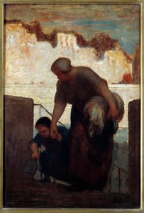 La lavadora de Honoré Daumier