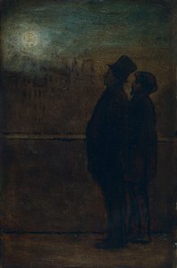 Los Caminantes Nocturnos de Honoré Daumier