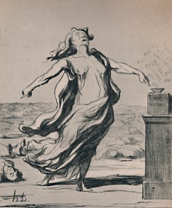 Esto ha matado a aquello, 1871, 1946 de Honoré Daumier