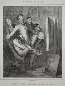 A través de los estudios de Honoré Daumier