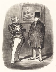 Vaya... no te reconocía... de Honoré Daumier