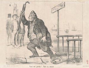 ¡Todo está perdido! Excepto la caja de Honoré Daumier
