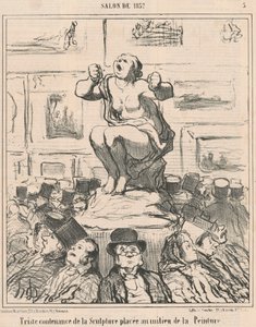 Triste contenance de la sculpture de Honoré Daumier