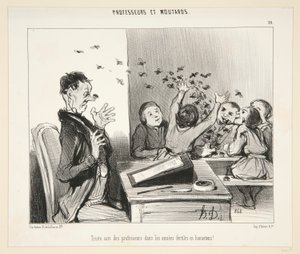 ¿Triste destino de los maestros? - #19 pf Profesores y Mostazas de Honoré Daumier