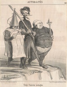 Tres pobres ciegos de Honoré Daumier