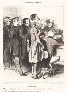Tres Horas de Honoré Daumier