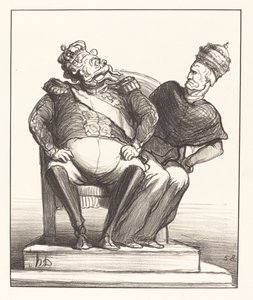Demasiado Estrecho para Dos de Honoré Daumier