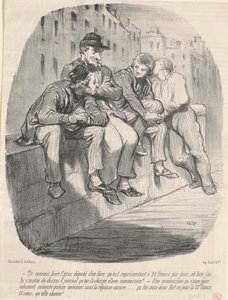 Tú conoces bien al gran diputado de enfrente... de Honoré Daumier