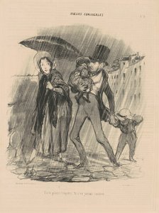 Siempre te quejas, nunca estás contento. de Honoré Daumier